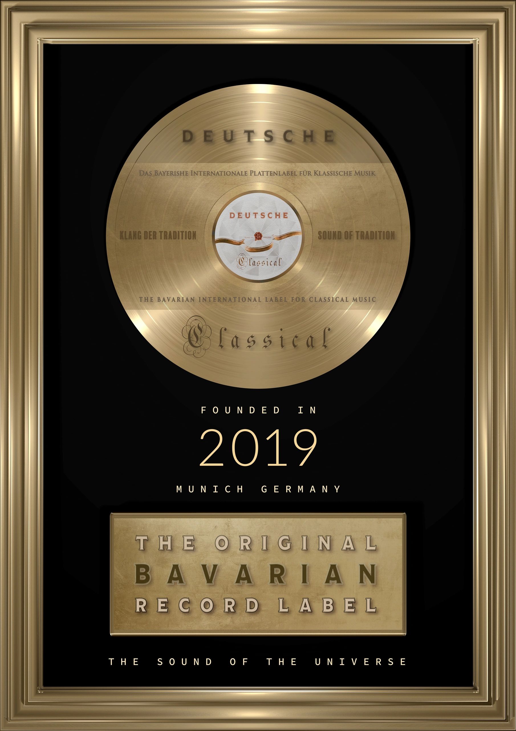 Deutsche Classical is The  Bavarian International Record Label for Classical Music, 2019, Munich.