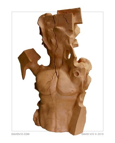 MARTYR / FRONT / CLAY SCULPTURE / 2007