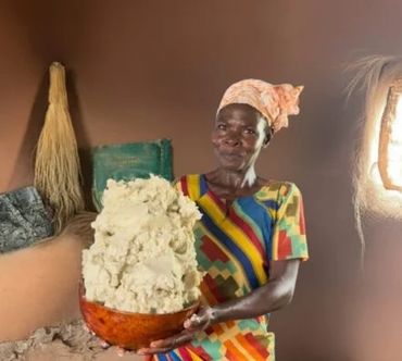 Organic Shea Butter sourced from Ghana.