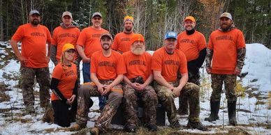 Moose hunting gang.