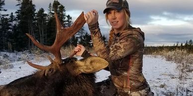 Moose hunting in Newfoundland.