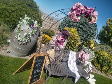 tea party activities at stone ridge estates venue pasco washington selfie station