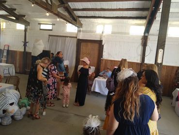 tea party activities at stone ridge estates venue pasco washington inside barn