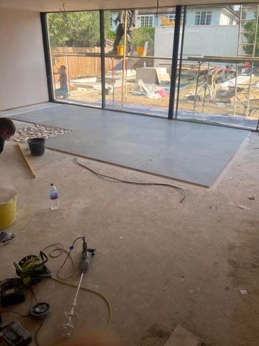 Internal view of rear extension