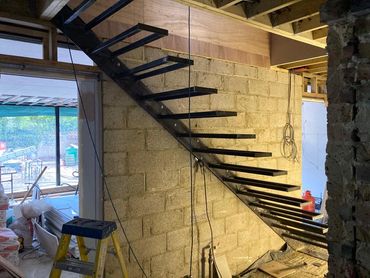 Stairs under construction