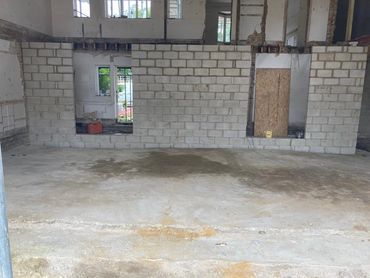 Empty room under construction