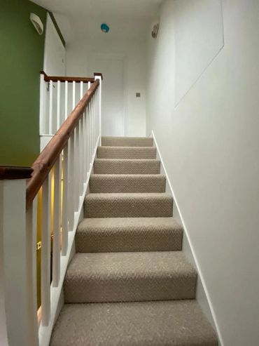 New stairway leading to loft conversion