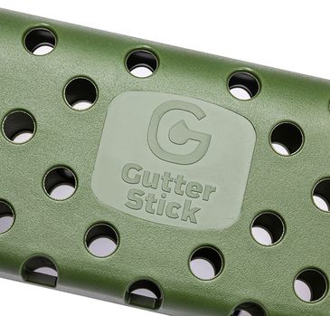 Closeup of the patent-pending design of the Gutter Stick.