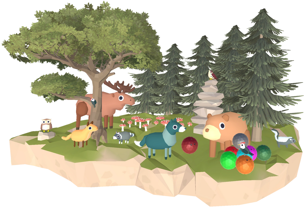 Forest Bowling game intro image