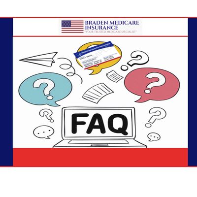 Braden Medicare Frequently Asked Questions Poster #Top 10 Medicare Questions #Braden Medicare
