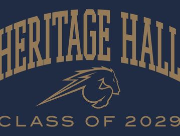 Heritage Hall Class of 2029 logo.