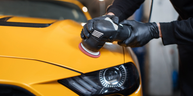Machine polishing paint to achieve clarity and prepare for ceramic paint protection application