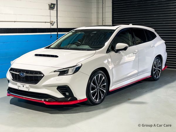 Subaru WRX TS wagon treated with car ceramic paint protection