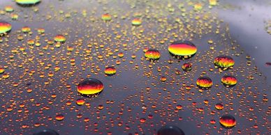 Hydrophobic properties of glass ceramic coating