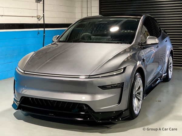 Tesla model Y completed with new car ceramic paint protection