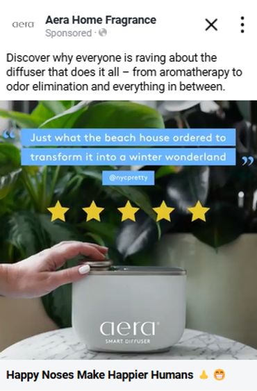 Social ad diffuser brand