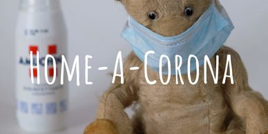 Logo for Home A Corona Podcast