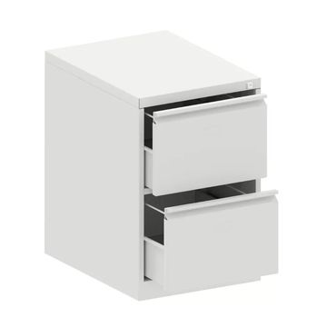 two drawer metal filing cabinet, made in Turkey