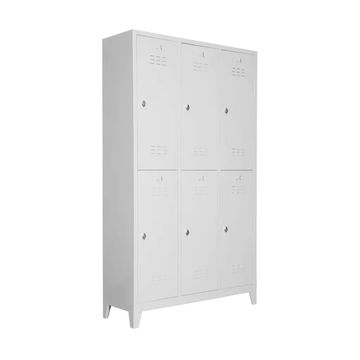six tier steel locker made in Turkey