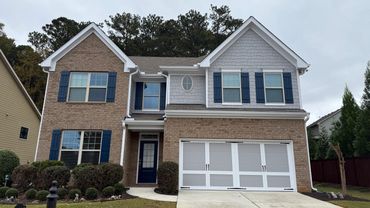 Exterior painting project in Woodstock, GA by Paragon Painting