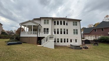 Exterior painting project in Canton, GA by Paragon Painting