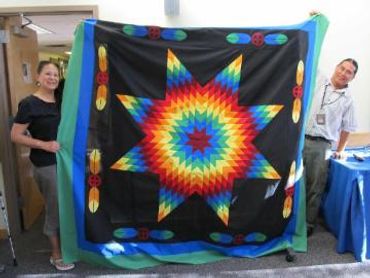 OFFICIAL SITE Diane's Native American Star Quilts.  https://www.dianesnativeamericanstarquilts.net