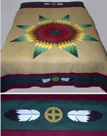 OFFICIAL SITE Diane's Native American Star Quilts.  https://www.dianesnativeamericanstarquilts.net