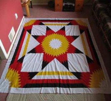 OFFICIAL SITE Diane's Native American Star Quilts.  https://www.dianesnativeamericanstarquilts.net