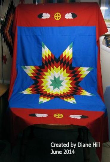 OFFICIAL SITE Diane's Native American Star Quilts.  https://www.dianesnativeamericanstarquilts.net