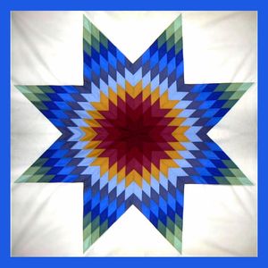 Going to the Stick Games Star Quilt from Diane's Native American Star Quilts.