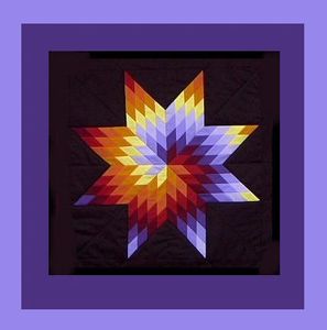 Mitakuye Oyasin Star Quilt from Diane's Native American Star Quilts.