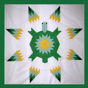 Turtle Island Star Quilt from Diane's Native American Star Quilts.