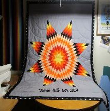 OFFICIAL SITE Diane's Native American Star Quilts.  https://www.dianesnativeamericanstarquilts.net