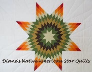 OFFICIAL SITE Diane's Native American Star Quilts.  https://www.dianesnativeamericanstarquilts.net
