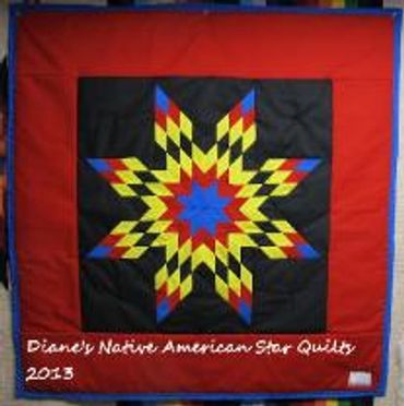 OFFICIAL SITE Diane's Native American Star Quilts.  https://www.dianesnativeamericanstarquilts.net