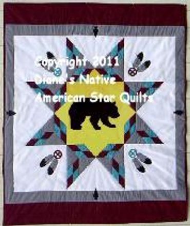 OFFICIAL SITE Diane's Native American Star Quilts.  https://www.dianesnativeamericanstarquilts.net