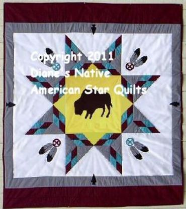 OFFICIAL SITE Diane's Native American Star Quilts.  https://www.dianesnativeamericanstarquilts.net