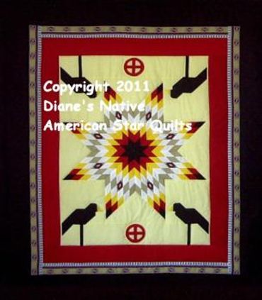 OFFICIAL SITE Diane's Native American Star Quilts.  https://www.dianesnativeamericanstarquilts.net
