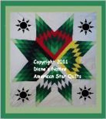 OFFICIAL SITE Diane's Native American Star Quilts.  https://www.dianesnativeamericanstarquilts.net