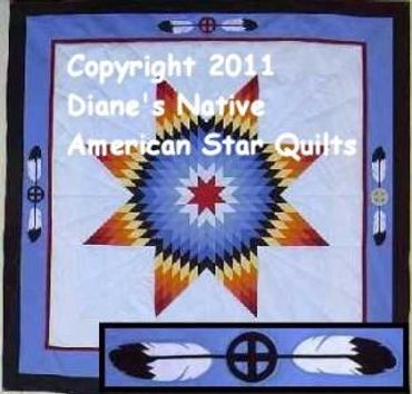 OFFICIAL SITE Diane's Native American Star Quilts.  https://www.dianesnativeamericanstarquilts.net