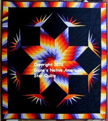 OFFICIAL SITE Diane's Native American Star Quilts.  https://www.dianesnativeamericanstarquilts.net