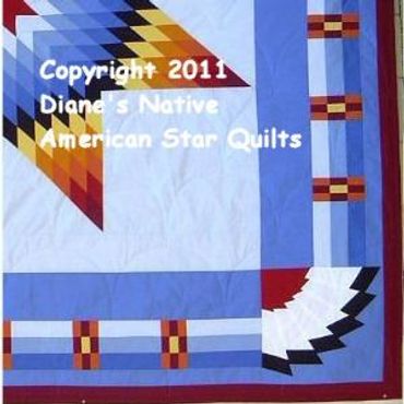 OFFICIAL SITE Diane's Native American Star Quilts.  https://www.dianesnativeamericanstarquilts.net