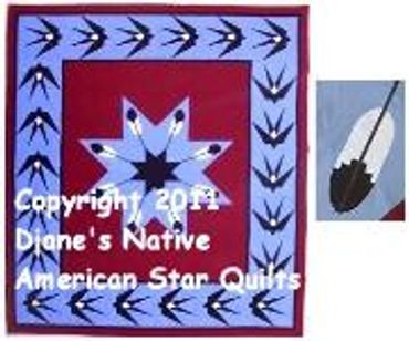 OFFICIAL SITE Diane's Native American Star Quilts.  https://www.dianesnativeamericanstarquilts.net