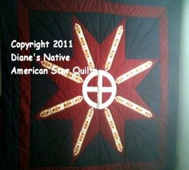 OFFICIAL SITE Diane's Native American Star Quilts.  https://www.dianesnativeamericanstarquilts.net