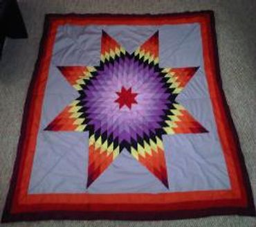 OFFICIAL SITE Diane's Native American Star Quilts.  https://www.dianesnativeamericanstarquilts.net