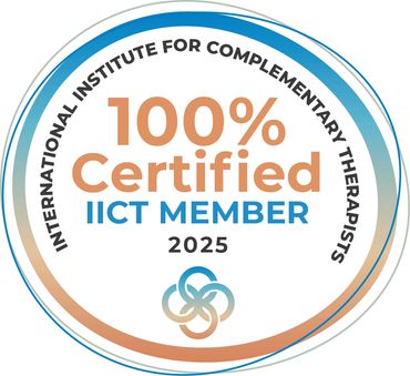 International Institute for Complementary Therapists 100% certified logo