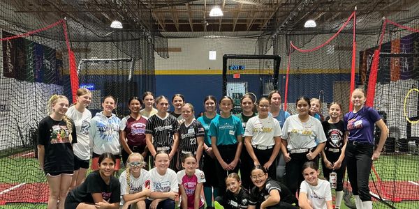 Indoor softball batting cages near Queen Creek, AZ at Quinney Softball Training Facility
