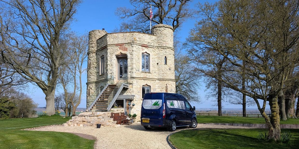 Dinton Castle, Dinton Folly, A man's home is his castle,