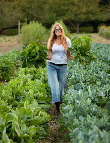 Portrait of farmer at Cottingham Farm in Talbot County, MD - photo by Jill Jasuta