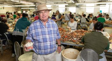 J.M. Clayton Co., crab picking house in Cambridge, MD - photo by Jill Jasuta